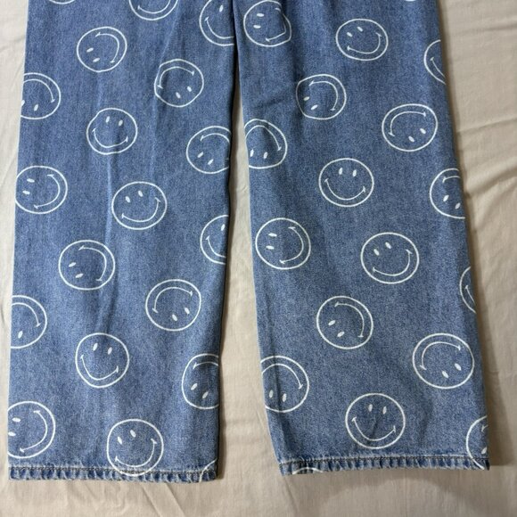 Smiley Originals X H&M High Waist Straight Leg Jeans Women's Size 6 - Picture 9 of 12